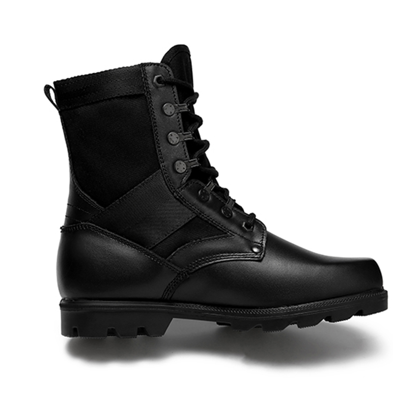 Army black tactical boots