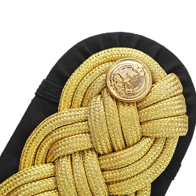 Golden military rank epaulette