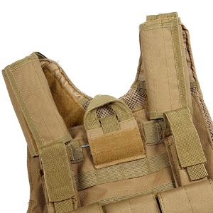 Yellowish brown military police tactical vest