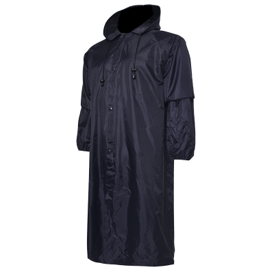 Waterproof outdoor military long raincoat