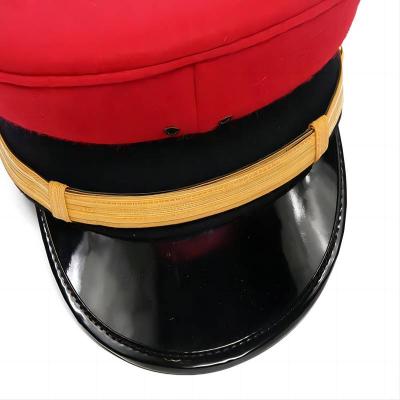 Military adjustable trendy design officer peaked cap