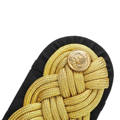 Golden military rank epaulette