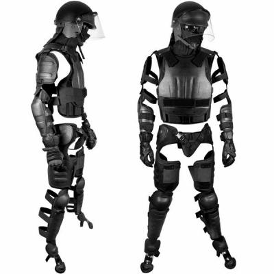 black anti riot suit